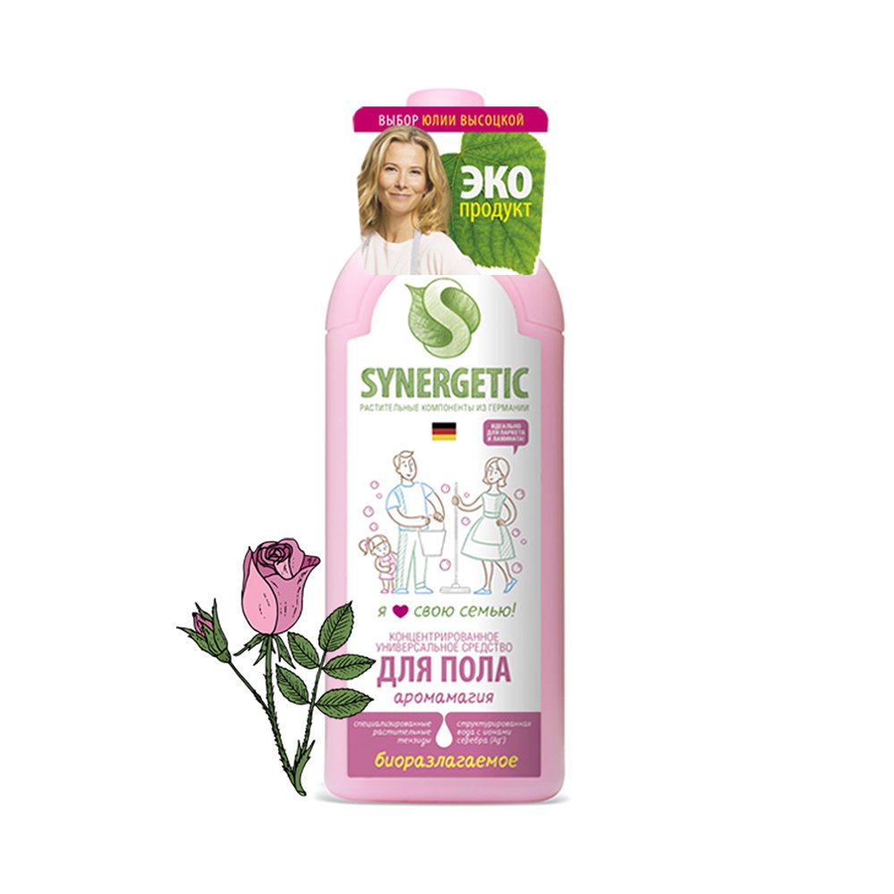 Ср-во Synergetic 750мл. Для пола Аромагия (12)