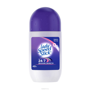 Дез. шарик LadySpeedStick 45г жен, Дыхание свежести