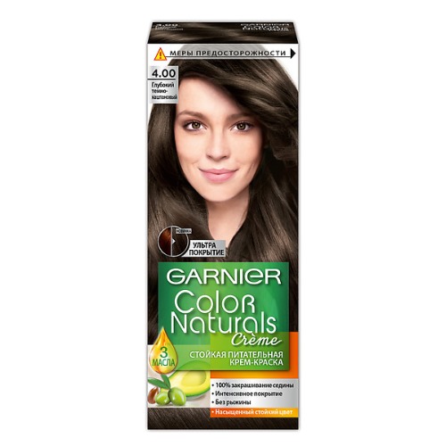 Краска д/волос Garnier Color Naturals 4.00 каштан (12)