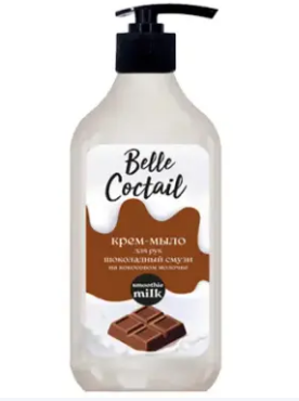 Мыло жидк. Belle Coctail 600мл. Шоколадный смузи на кокосовом молочке (12)