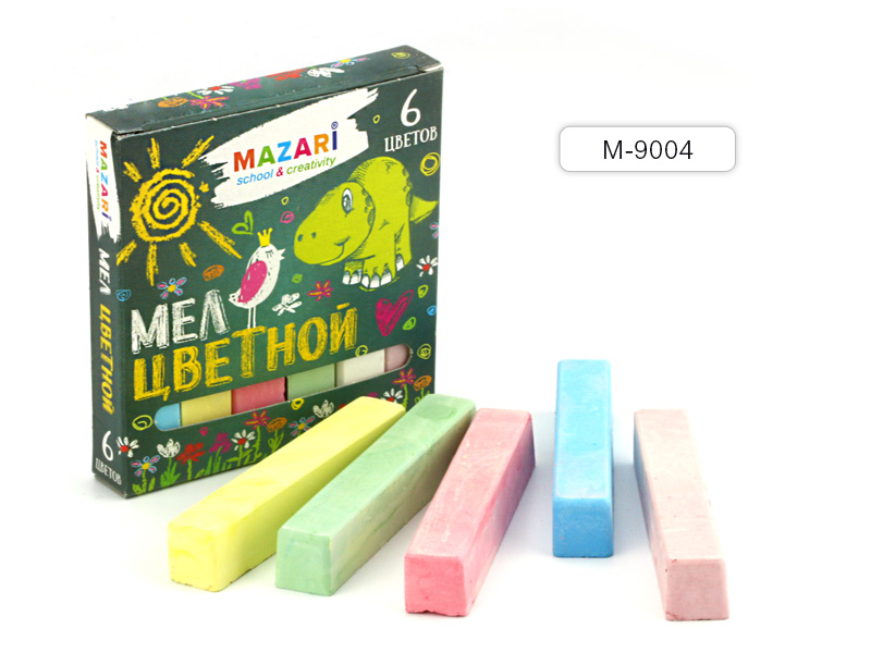 Набор мела цветного 6цв. Mazari