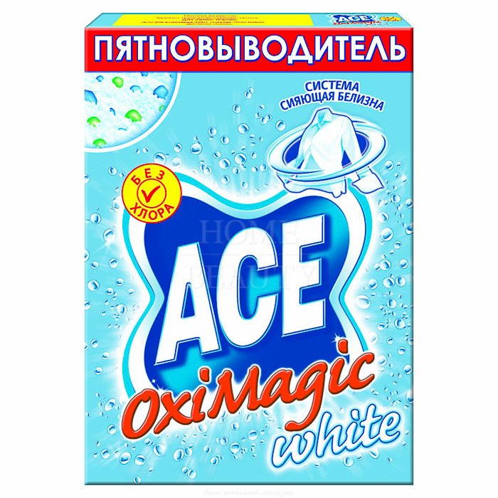 Ср-во АСЕ 500г. Пятновыводитель Био+кислород (голубой)