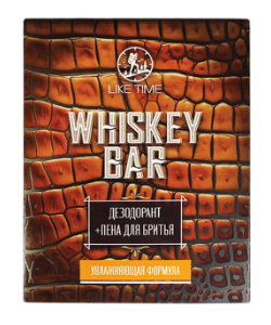 ПН/МУЖ. Like time Whiskey bar (дез. спрей 150мл.+пена д/бритья 180мл)