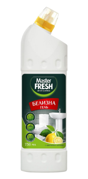 Ср-во Master FRESH 750л. Белизна-гель Аромат лимона (20)