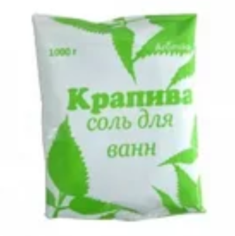 Соль для ванн Аромика 1кг. Крапива (12)