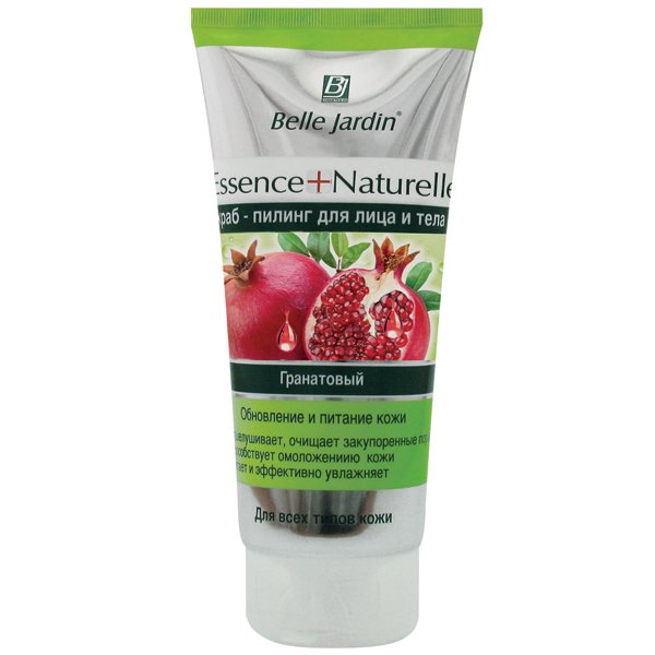 Скраб Belle Jardin 200мл. Essence+Naturelle д/лица и тела Гранат