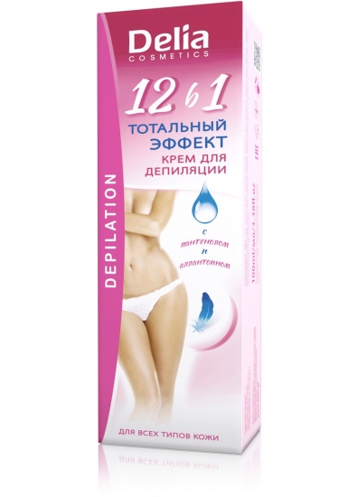 Депилятор-крем Delia крем 12в1 Тотальный
