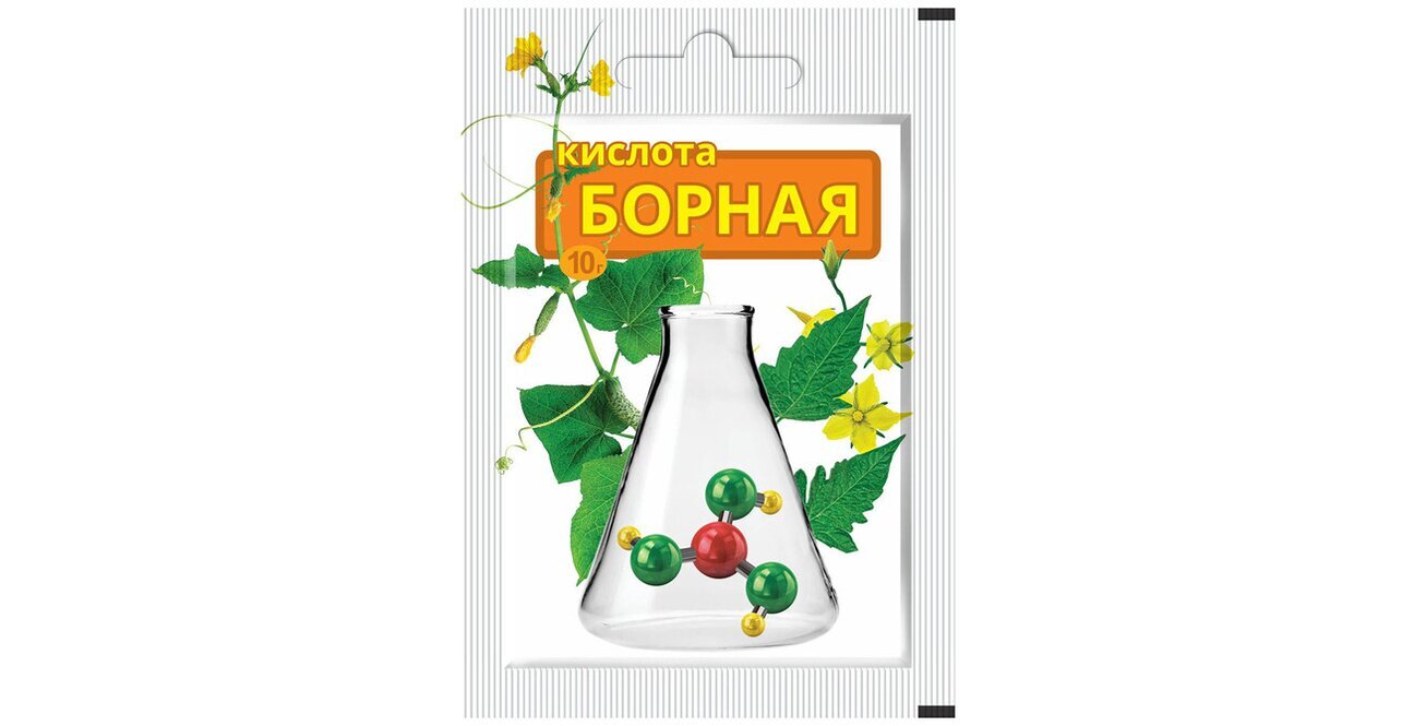 Удобрение Ваше хозяйство 10г. Борная кислота (400)