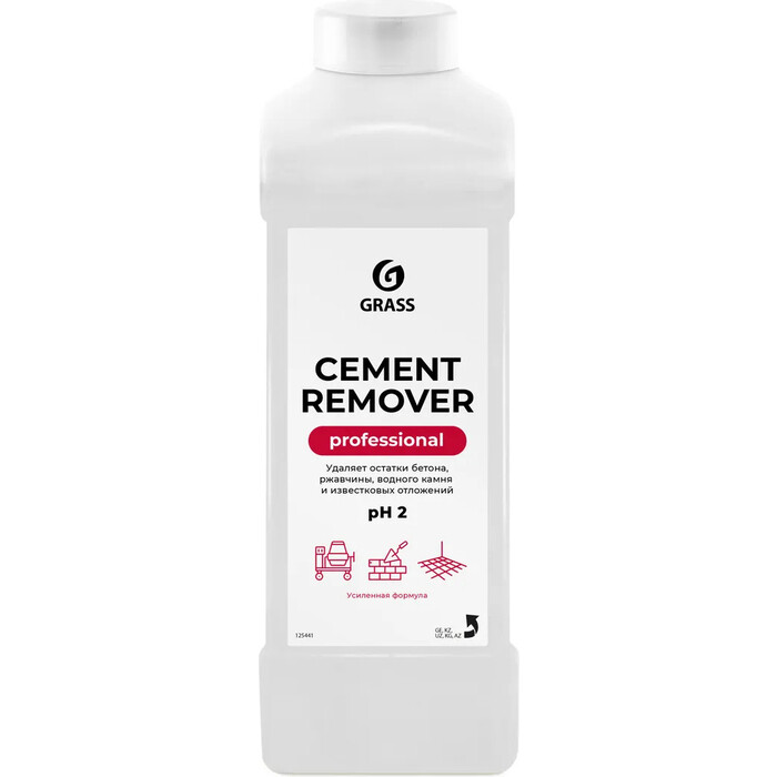 Ср-во Grass 1л. Cement Remover после ремонта д/внутр. работ (12)