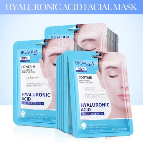 Маска д/лица Bioaqua Hyaluronic Acid гиалуроновой кислотой