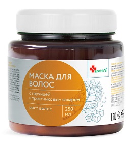 Маска д/волос Apotek's 250мл. Горчица и тросниковый сахар