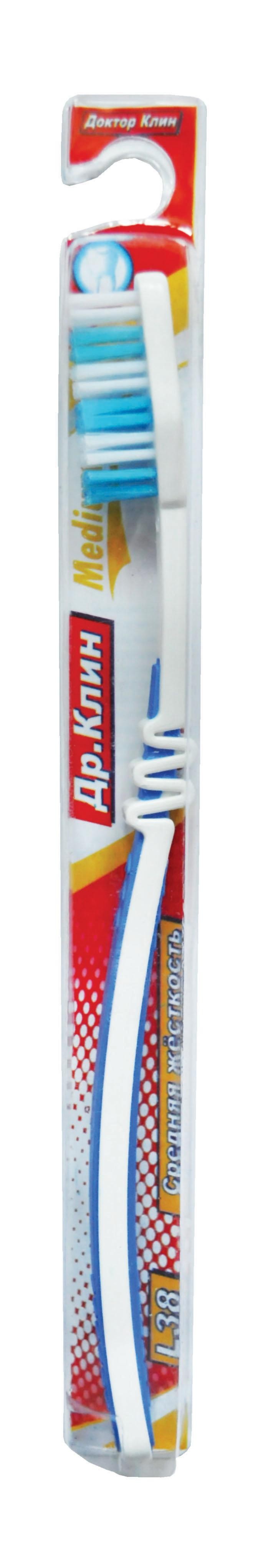 Зубная щетка Dr Clean L38 Медиум (уп.24)