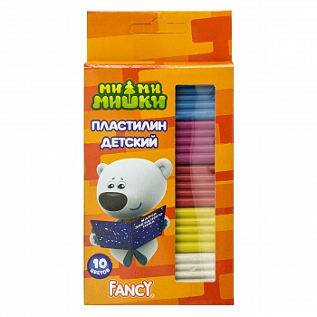 Пластилин 10цв. Fancy 100гр.