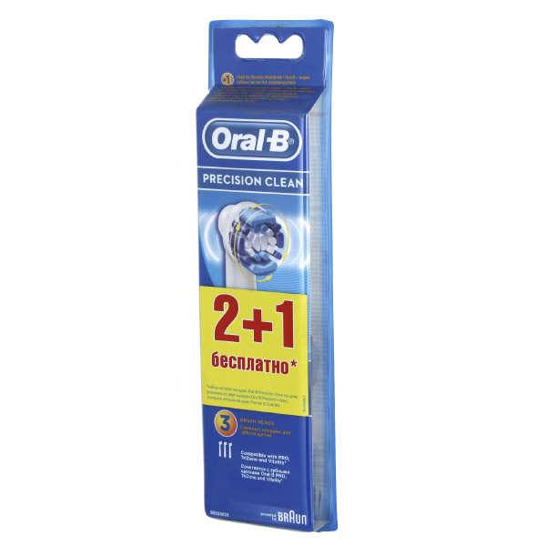 Зубная щетка насадка д/эл.щетки EB20 PrecClean 2+1