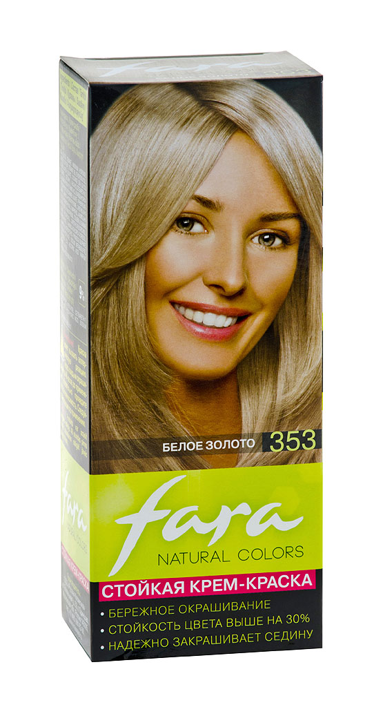 Краска д/волос ФАРА Natural Colors 353 Белое золото (24)