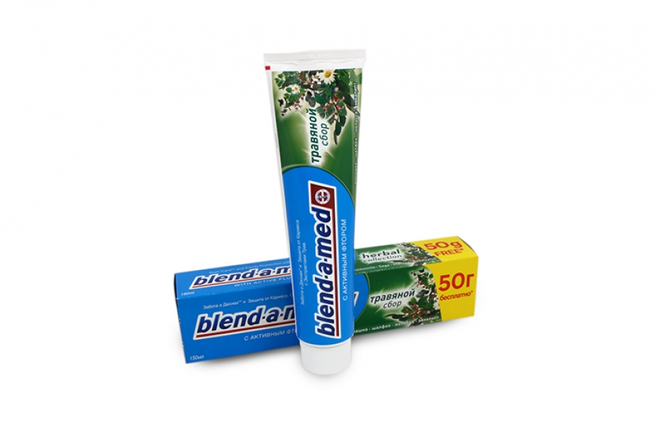 Зубн.паста Blend-a-med 150мл. АнтиКариес Травяной сбор
