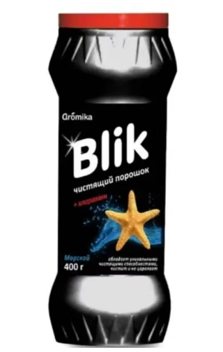 Ср-во Аромика 400г. Blik чист.порошок Морской (20)