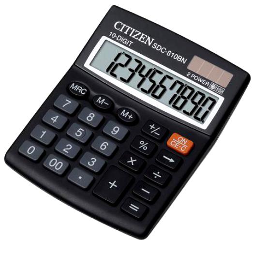 Калькулятор Citizen 812sdc