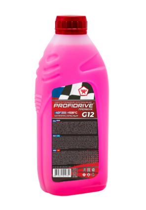 Антифриз PROFIDRIVE 0,9кг. -40 G12 Красный