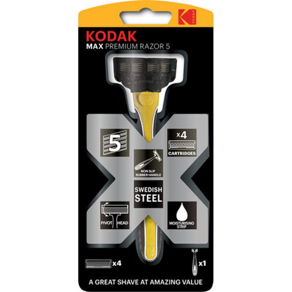 Станки Kodak MAX Premium 5 лезвий, 4 касеты