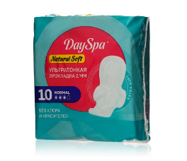 Прокладки DAY SPA Ultra Natural Soft Normal 10шт. (24)