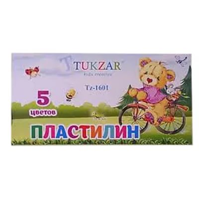 Пластилин 5цв. Tukzar 100гр.