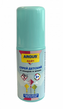 Спрей от комаров Argus 75мл. Baby (24)