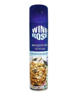 Освежитель воздуха WindRose 300мл. Миндальное печенье (12)