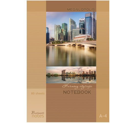 Книга учета 80л. ПрофПресс клетка перепл. 7БЦ