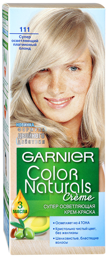 Краска д/волос Garnier Color Naturals 111 Сильно осветл. плат. блондин (12)