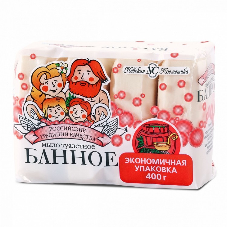 Мыло Невская косм. 4*100г. Банное (18)