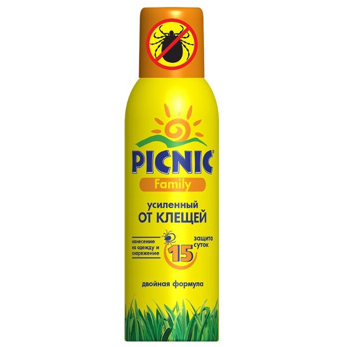 Дихлофос-репеллент Picnic Family 125мл. Super акарицид