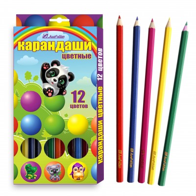 Набор цв. карандашей 12цв. JO 4 в ряд 7303Z-12