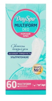 Прокладки DAY SPA ежедн. мультиформ Бриз 60шт. (20)