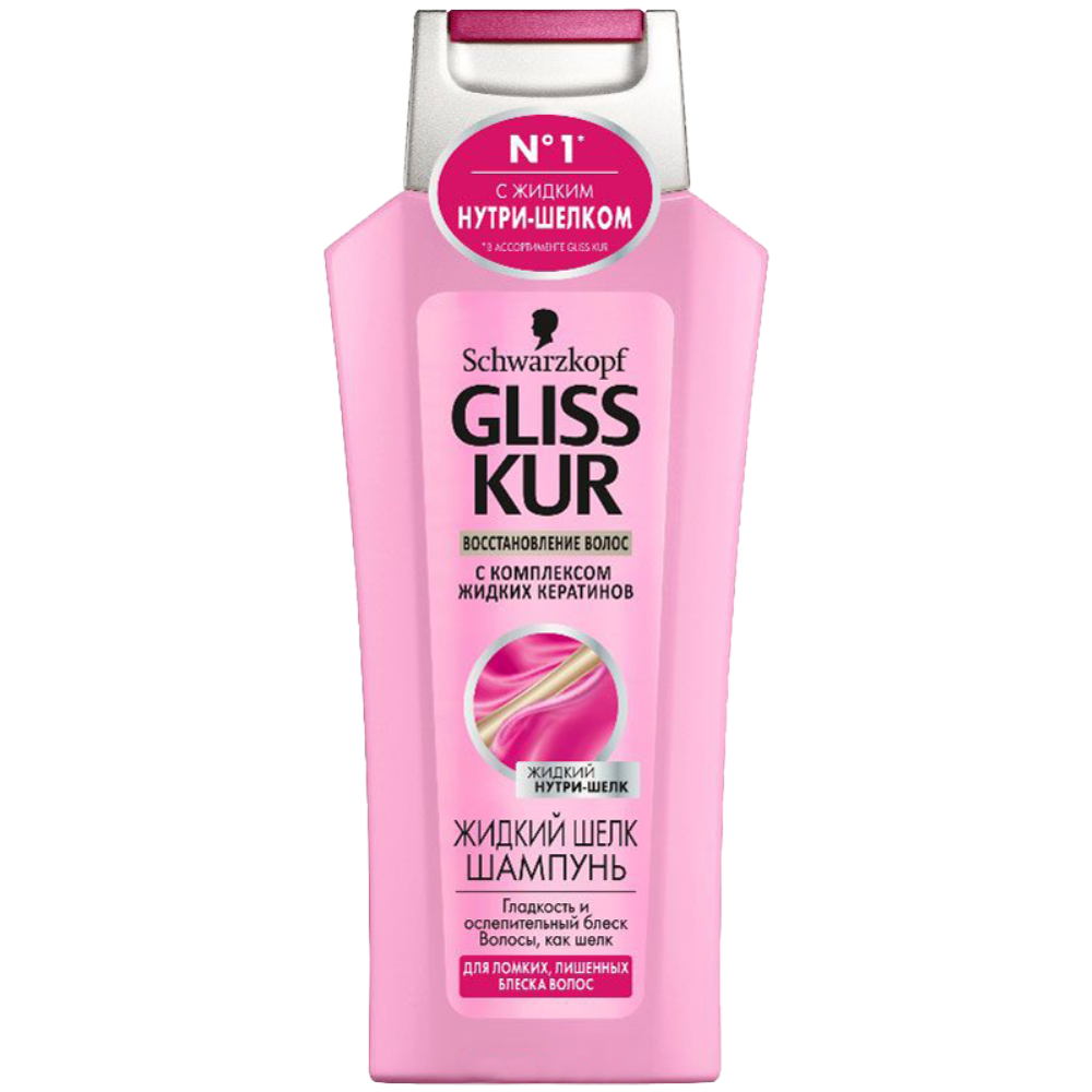 Шампунь Gliss Kur 250мл. Жидкий шелк