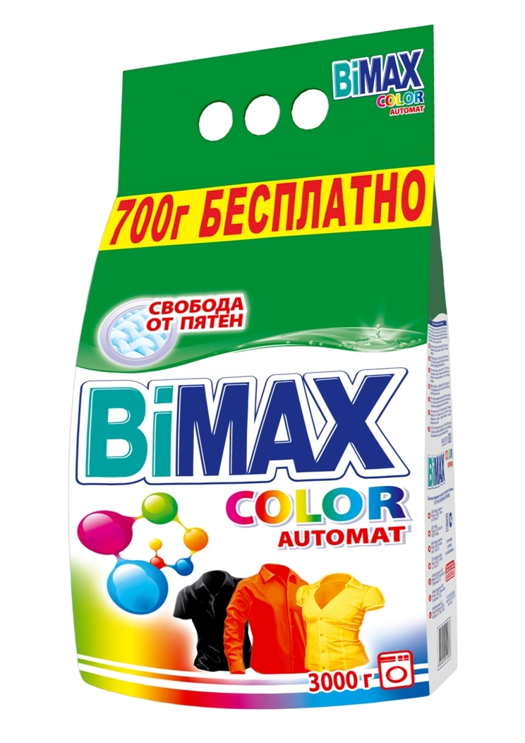 Стир.порошок Бимакс авт. 3кг. Колор (4)