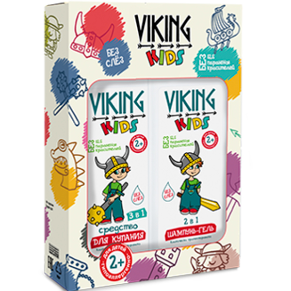ПН/ДЕТ. Viking №2 (Шампунь+Ср-во для купания)