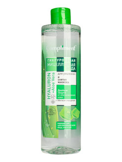 Мицеллярная вода Compliment 500мл. HYALURON+Aloe Vera