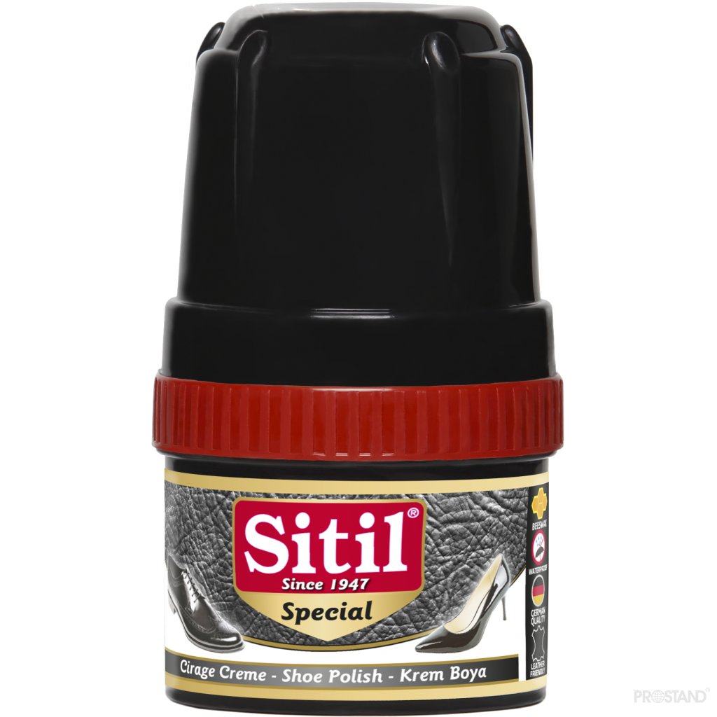 Крем для обуви Sitil Special 60мл. черный с губкой