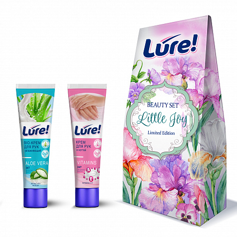 ПН/ЖЕН. Lure Little Joy (крем д/рук 40мл. Витаминный+ крем д/рук 40мл. Алоэ) 8133