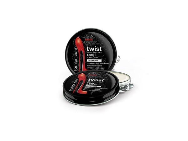 Крем для обуви Twist Fashion 50мл. воск