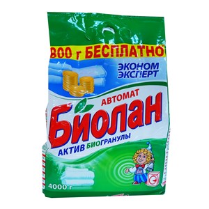 Стир.порошок Биолан авт. 4кг. Эконом Эксперт (3)