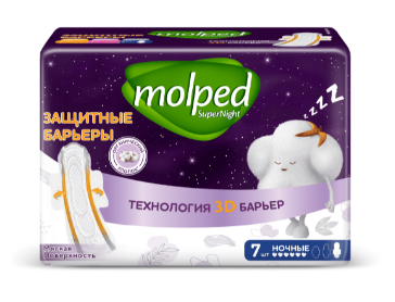 Прокладки Molped Barrier protect найт 7шт. (18)