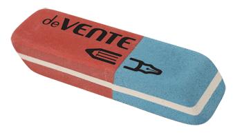 Ластик deVENTE 40x14x8 мм красно-синий (уп.80шт.)