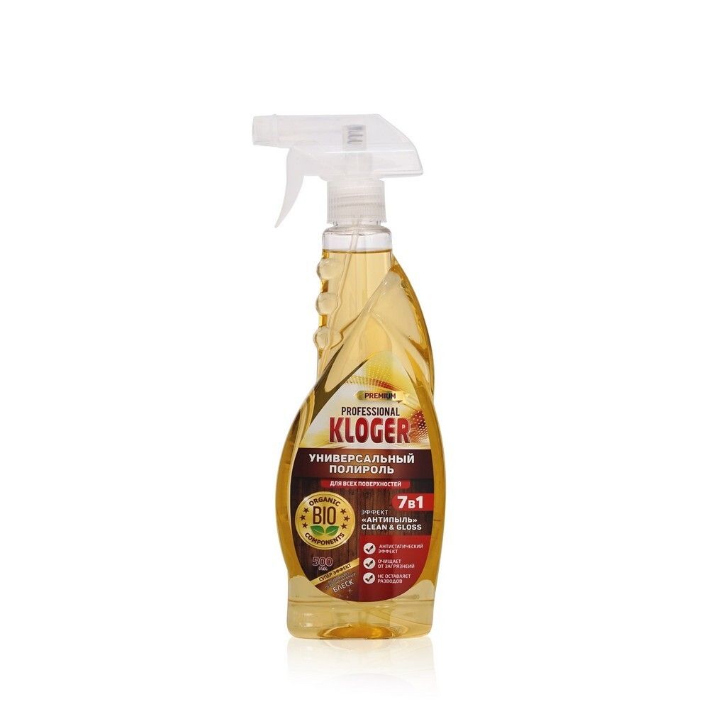 Ср-во Kloger 500мл. Proff Полироль д/мебели 7в1 (12)