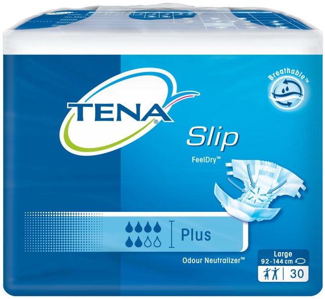 Подгузн. Tena Slip Plus Large(3) 30шт.(100-150см)