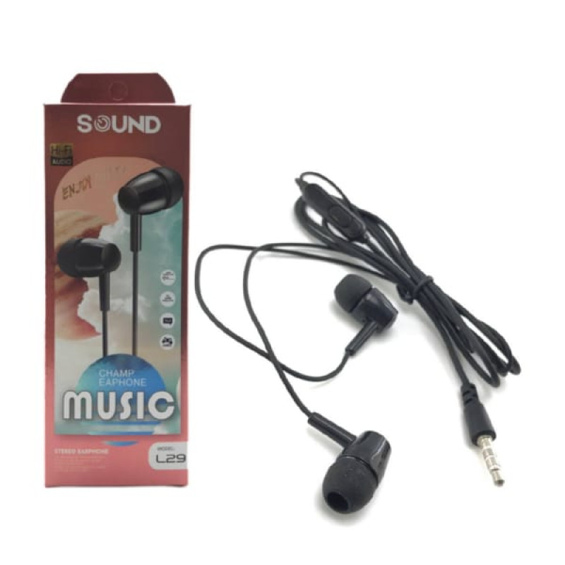 Гарнитура вакуумная Sound L29 белая коробка