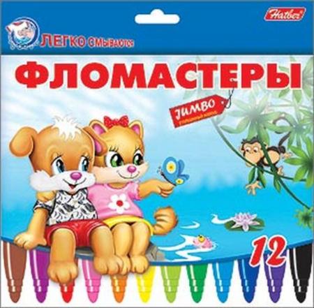 Флом. 12цв. (утолщ. корп.) Hatber