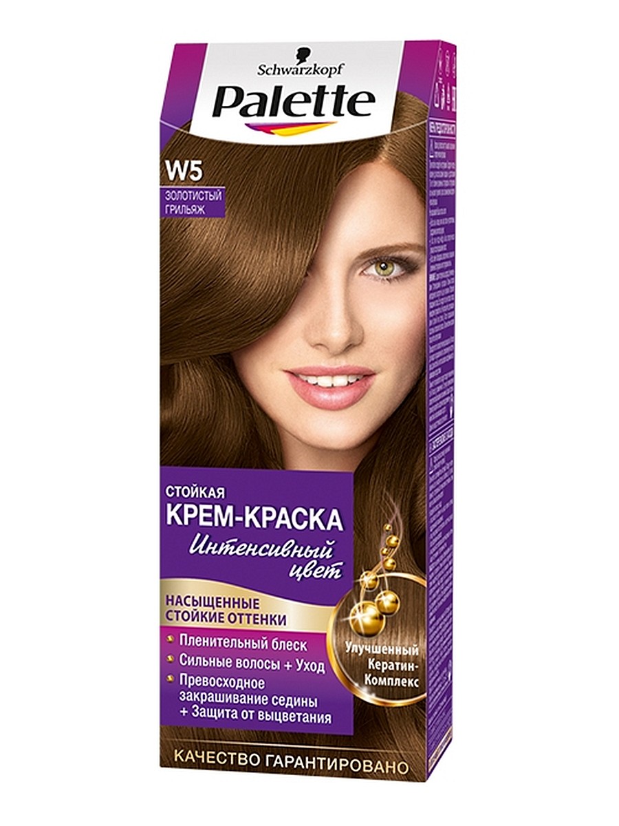 Краска д/волос Палетте W5 Золотистый грильяж (10)