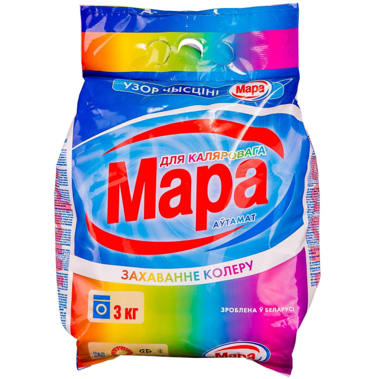 Стир.порошок Мара авт. 3кг. для цветного